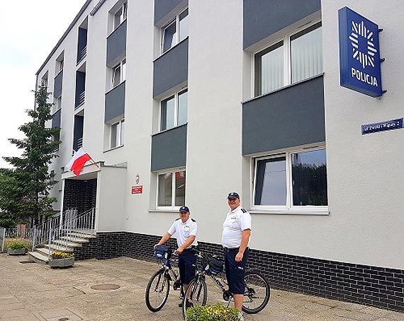 Patrol rowerowy w Kamieniu Pomorskim