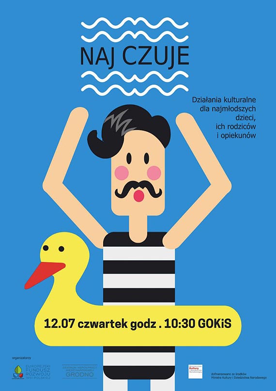„Naj czuje” - spektakl i warsztaty dla dzieci od 1 do 6 roku ycia ju w czwartek w GOKiS
