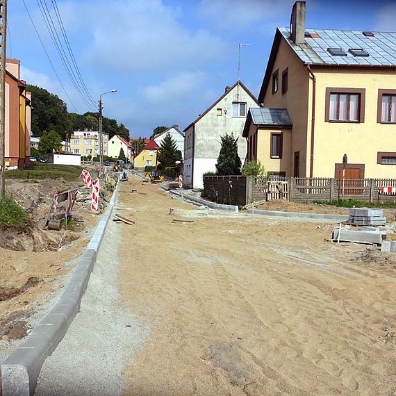 Przebudowywana ulica Jana Kiliskiego w Kamieniu Pomorskim bdzie o metr wsza od starej