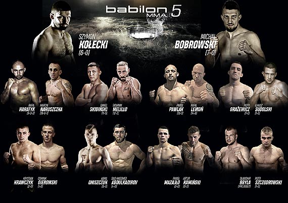 Babilon MMA 5: Krawczyk i Gierowski w karcie, zmiana w jednej z walk