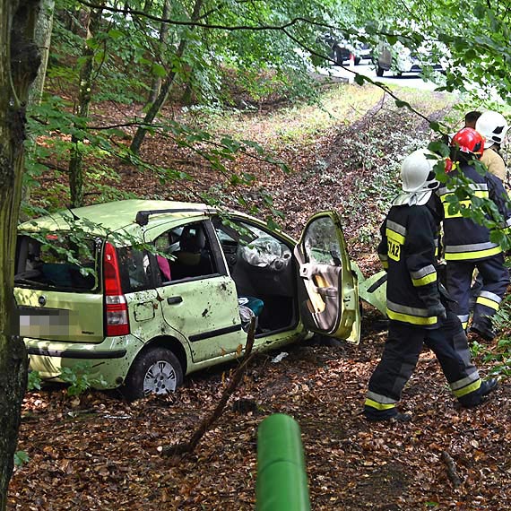 Kolejne grone dachowanie samochodu osobowego koo Grodna II