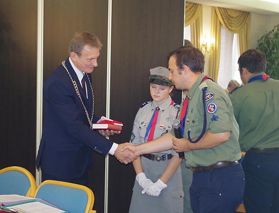 Podzikowania podczas XLVIII sesji Rady Miejskiej w Midzyzdrojach