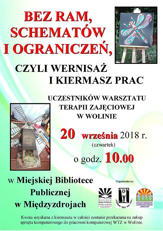 „Bez ram, schematw i ogranicze” - wernisa i kiermasz prac