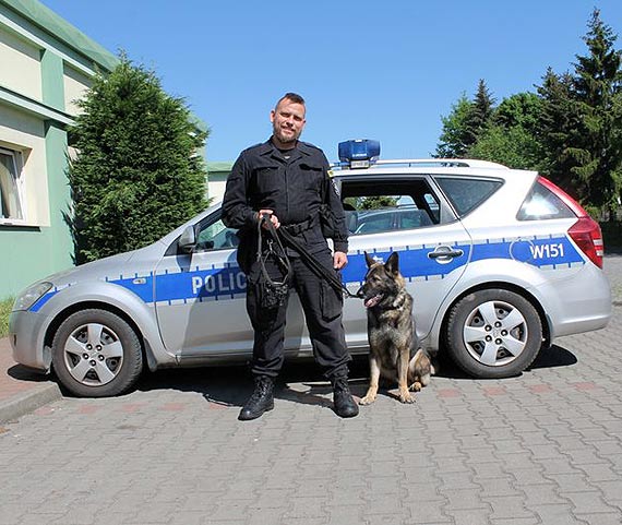 Policyjny „nos", w dosłownym znaczeniu, znowu skuteczny