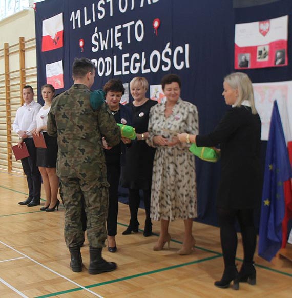 Uroczysty apel z okazji 100-lecia Odzyskania Niepodległości
