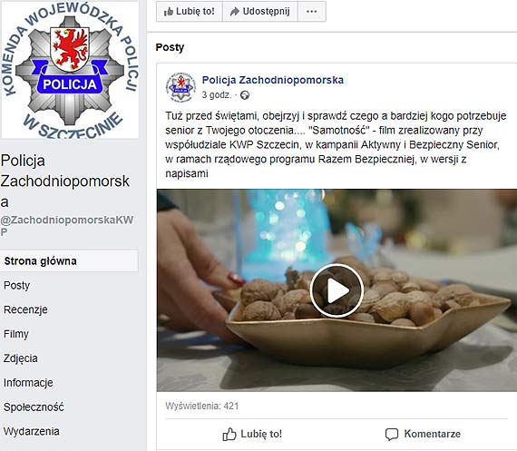 Film „Samotno��” - w trosce o seniora przed �wi�tami