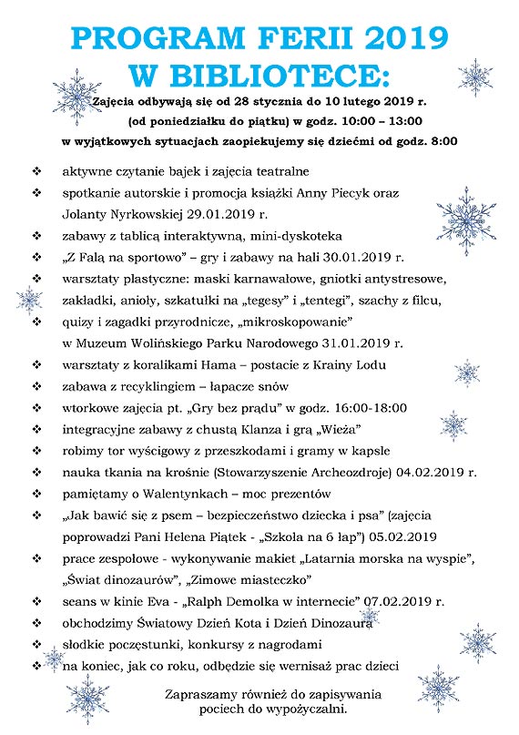 Spędź ferie w „Kreatywnej Pracowni Plastycznej” w bibliotece