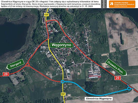 Oferty cenowe w przetargu na budow� obwodnicy W�gorzyna otwarte