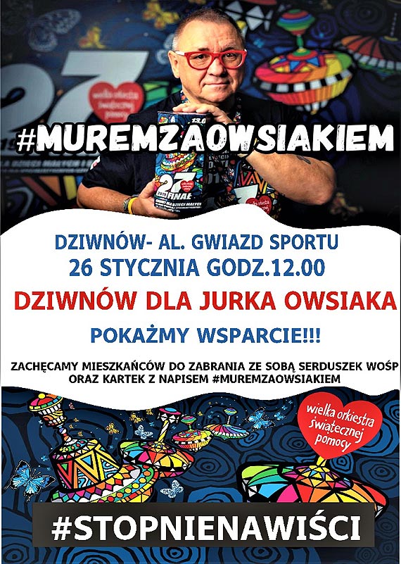 Spotkanie „Murem za Owsiakiem”