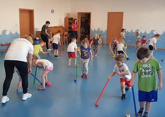 Zabawy ruchowe w Publicznym Przedszkolu nr 2