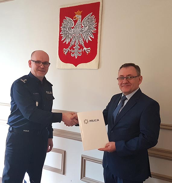 Po 28 latach suby asp. szt. Ryszard Wosiakowski odchodzi na emerytur