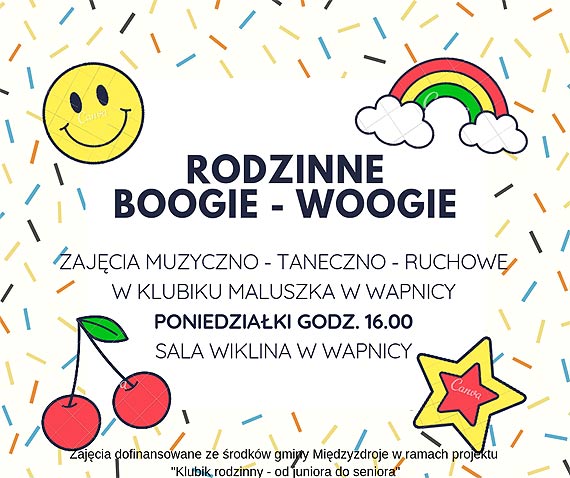 Klubik Rodzinny - bezpłatne zajęcia - weź udział