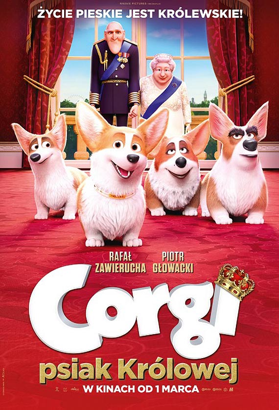 Corgi psiak Krlowej, Kapitan Marvel oraz Kurier ju od pitku w kinie Eva