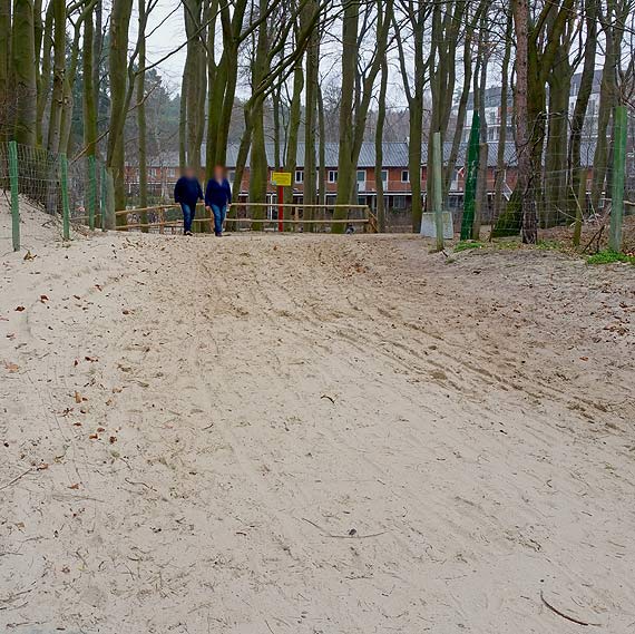 Zjazd na plażę - łatwiejszy. Ale nie dla wszystkich
