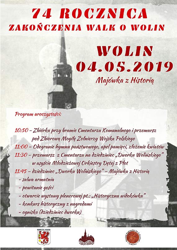 Obchody 74 Rocznicy Zakoczenia Walk o Wolin