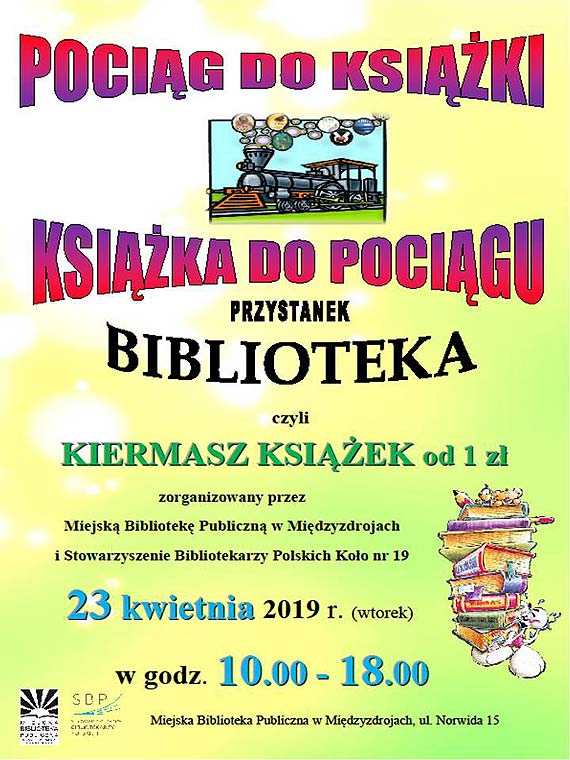Pocig do ksiki - ksika do pocigu. Przystanek Biblioteka Midzyzdroje