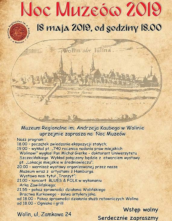 Noc Muzew 2019 w Wolinie
