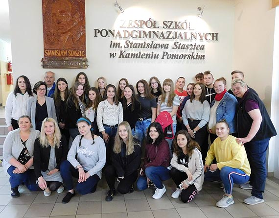 Projekt wymiany modziey w ZSP w Kamieniu Pomorskim