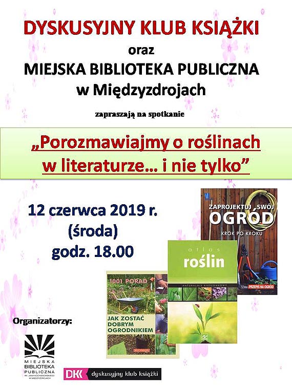 „Porozmawiajmy o rolinach w literaturze i nie tylko”