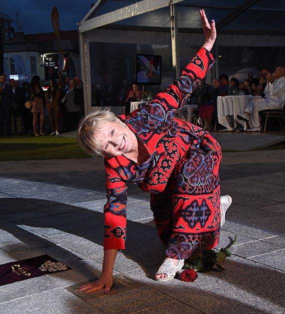 Rzeba Stanisawa Barei oraz 8 odciskw doni pozostan na pamitk Festiwalu Gwiazd 2019