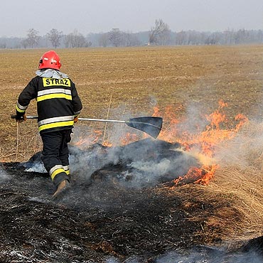 Rekowo: P�on�a trawa przy odwiercie ropy naftowej