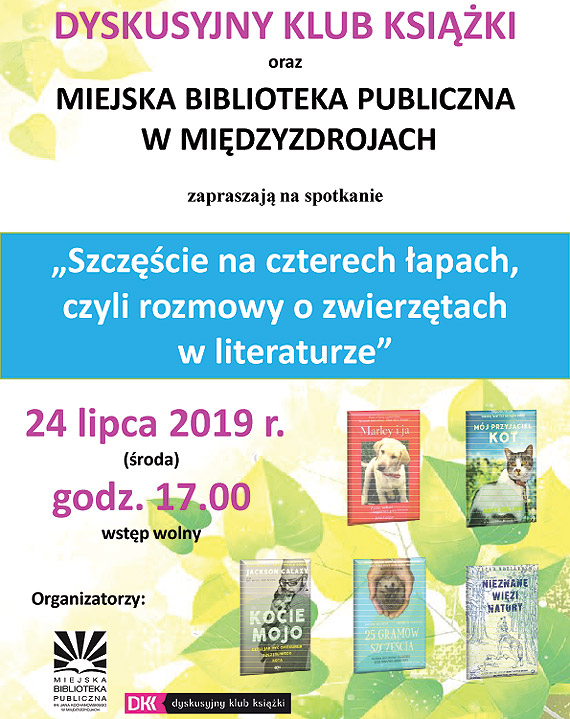 „Szczcie na czterech apach” – spotkanie DKK w midzyzdrojskiej bibliotece