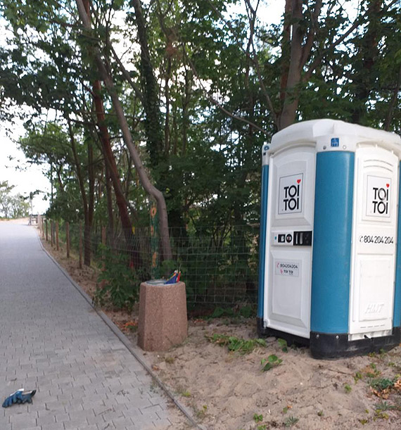Bezpatne toalety w Midzyzdrojach