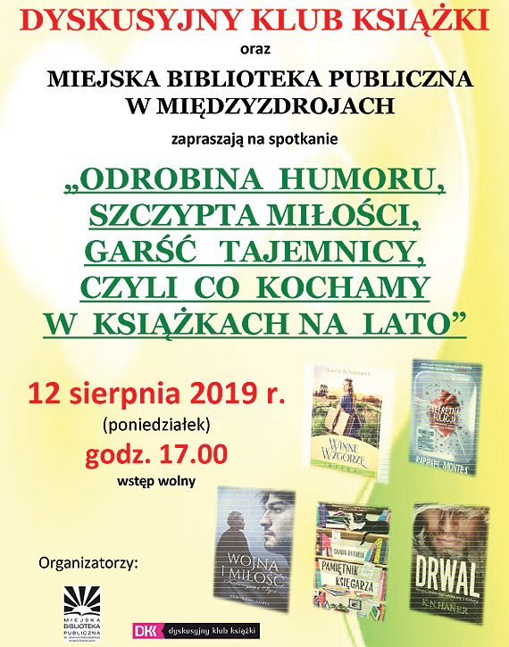„… co kochamy w ksikach na lato” czyli spotkanie Dyskusyjny Klub Ksiki w Midzyzdrojach