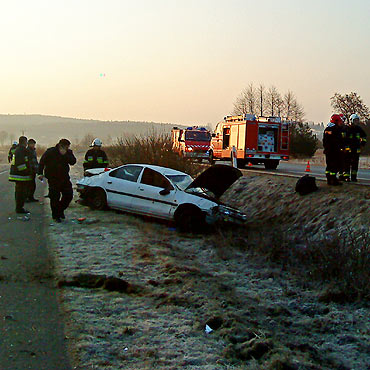 Dargob�dz: Przekl�ty fragment krajowej „tr�jki”. Kolejny kierowca w szpitalu