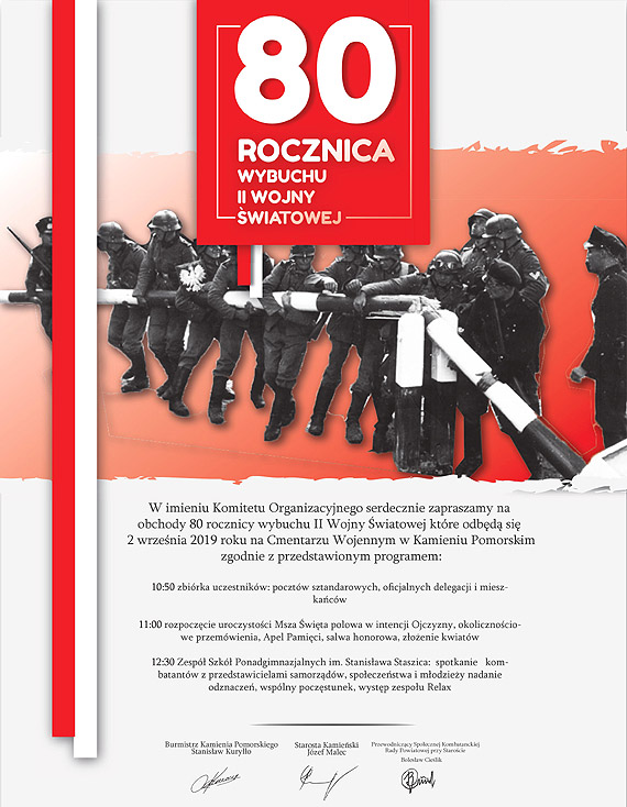 80. Rocznica Wybuchu II Wojny wiatowej