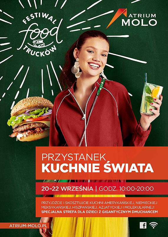 Skosztuj kuchni �wiata w Atrium Molo!