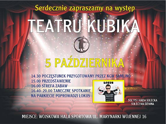 Soectwo Dziwna zaprasza na wystp Teatru Kubika