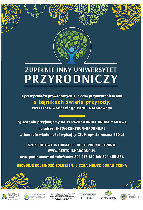 Ostatnie dni zapisw na zajcia w ramach „Zupenie Innego Uniwersytetu Przyrodniczego”