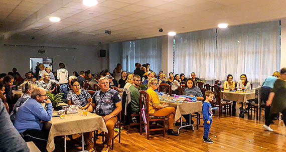 Pieczony dzik w Łukęcinie