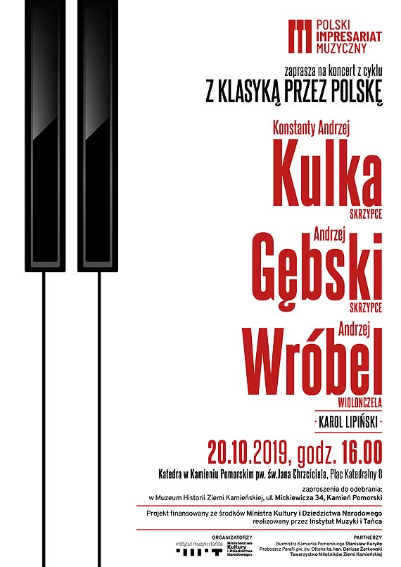 Koncert wirtuozw skrzypiec i wiolonczeli ju 20 padziernika w kamieskiej katedrze
