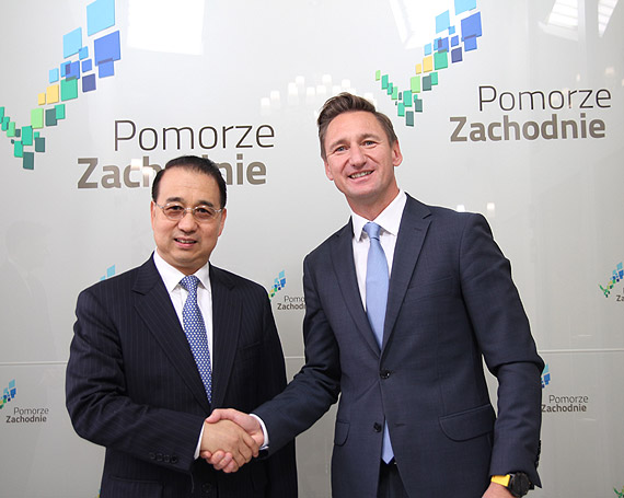 Ambasador Chin poznaje potencja�  inwestycyjno-gospodarczy Pomorza Zachodniego