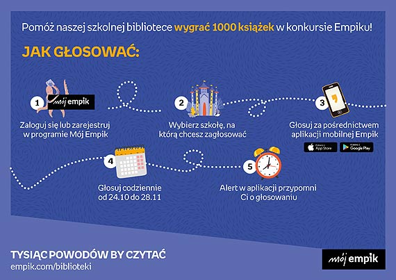 Szkoa w Jarszewie potrzebuje Waszych gosw! Pommy dzieciom wygra ksiki do biblioteki szkolnej