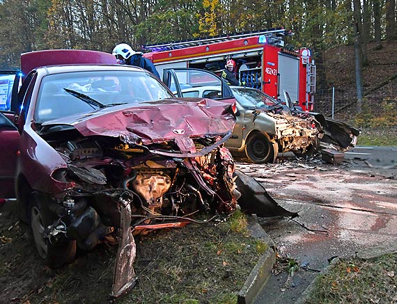 Bardzo grony wypadek na trjce niedaleko Midzyzdrojw. Zobacz film!