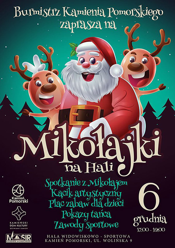 Burmistrz Kamienia Pomorskiego zaprasza na Mikoajki