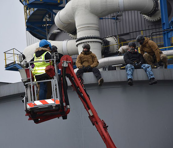 Atak terrorystyczny w Elektrowni Dolna Odra - �wiczenia sztabowe