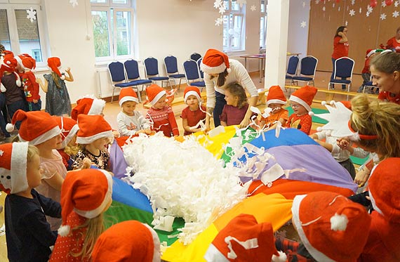 Wizyta Świętego Mikołaja w Niepublicznym Przedszkolu Integracyjnym przy PSONI