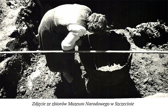 Galeria zdj z powojennych wykopalisk w Kamieniu Pomorskim