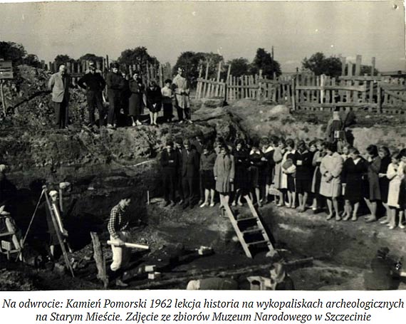 Galeria zdj z powojennych wykopalisk w Kamieniu Pomorskim