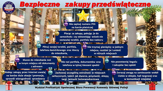 Bezpieczne zakupy przed�wi�teczne
