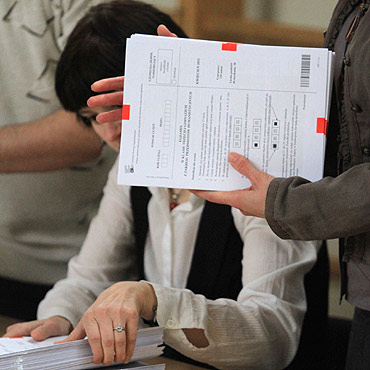 Gimnazjaliści pisali test matematyczno - przyrodniczy