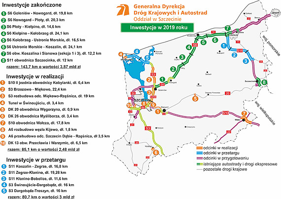 Podsumowanie 2019 roku na zachodniopomorskich drogach krajowych