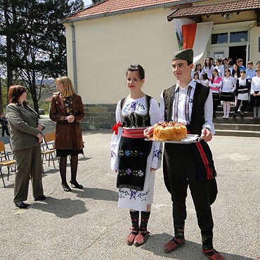 �a�ak: Serbowie za�piewali dla Polak�w Mazurka D�browskiego