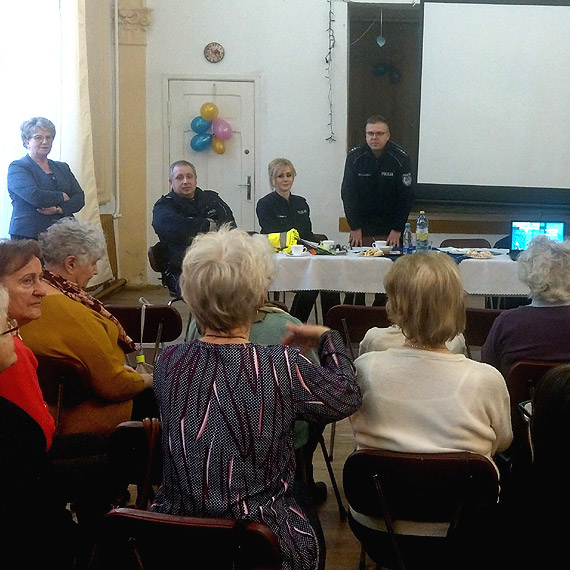 Z kamieńskimi seniorami o bezpieczeństwie