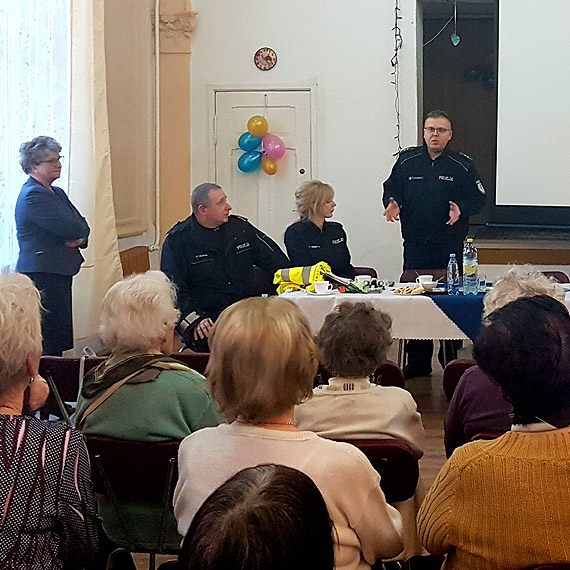 Z kamieńskimi seniorami o bezpieczeństwie