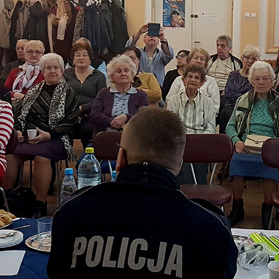 Z kamieńskimi seniorami o bezpieczeństwie